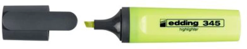 Textmarker Edding 345, varf 2-5 mm, galben