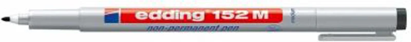 Marker nepermanent Edding OHP 152, varf rotund, 1. 0 mm, negru