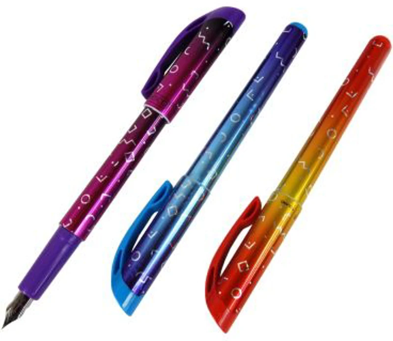 Stilou Cresco Crazy Grafix 270005, penita iridium, alimentare rezerve, corp plastic diverse culori