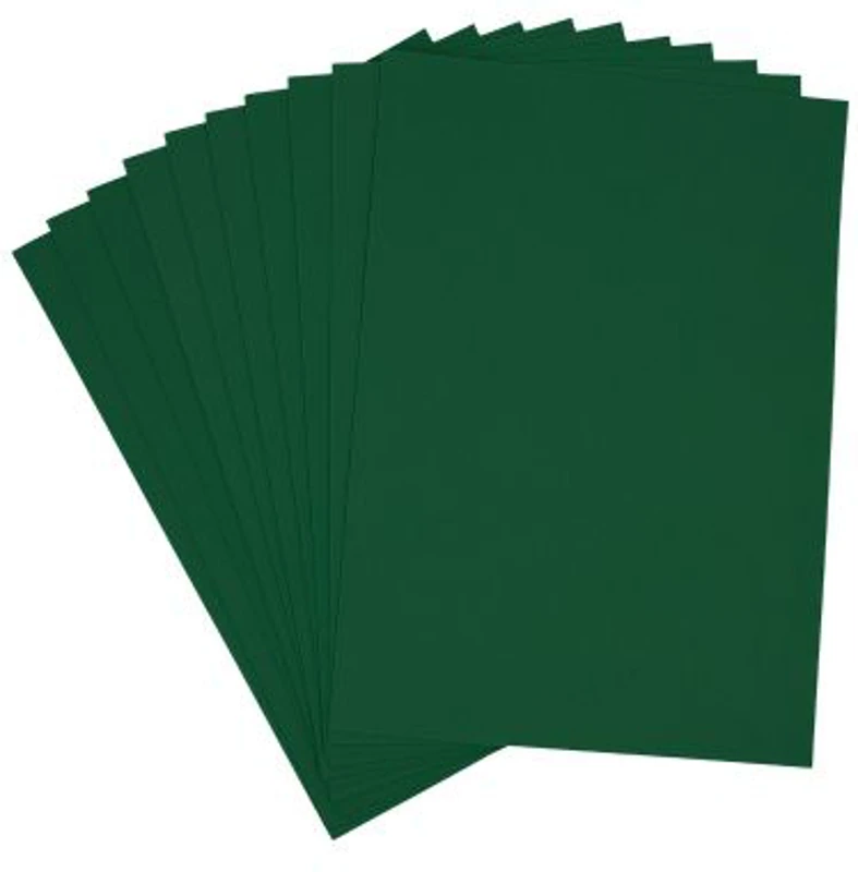 Hartie gumata A4, 1. 3mm, verde craciun, set 10 coli, Colorarte