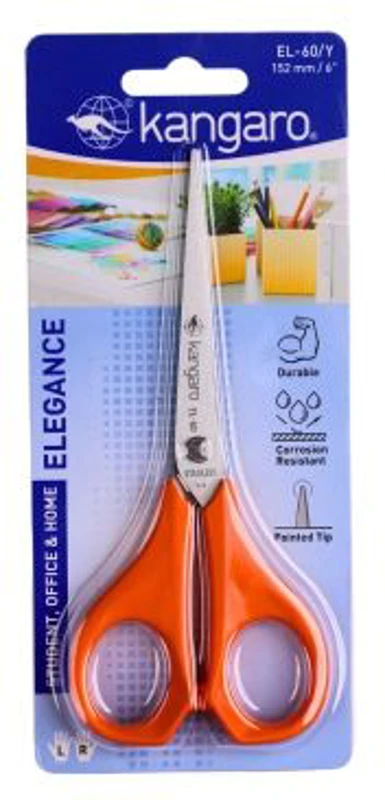Foarfeca Kangaro Elegance EL-60/Y, 15. 2cm, lama inox, blister