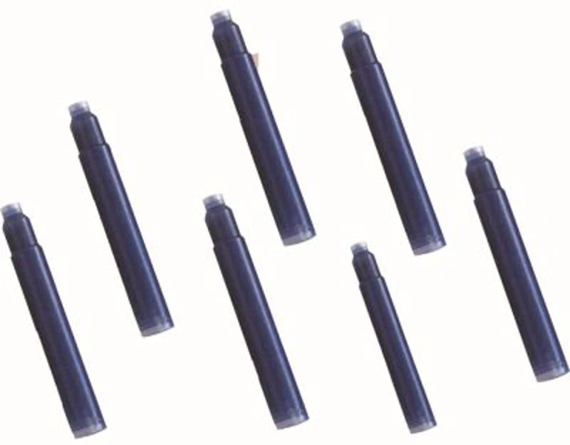 Patroane cerneala, scurte, albastru, 50 bucati/set