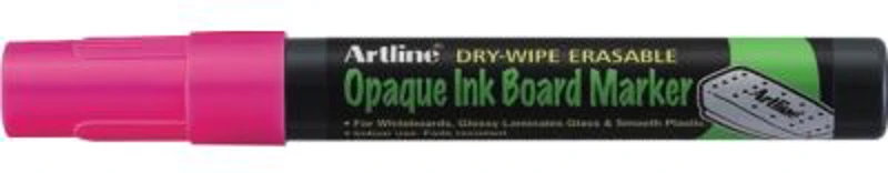 Marker cu cerneala opaca, ARTLINE, pentru table de scris, varf 2. 0mm - roz fluorescent