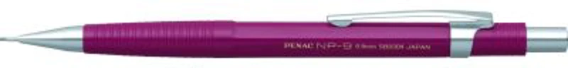 Creion mecanic profesional PENAC NP-9, 0.9mm, con metalic, varf cilindric fix - corp bordeaux