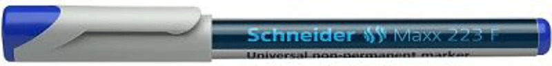 Universal non-permanent marker SCHNEIDER Maxx 223 F, varf 0.7mm - albastru