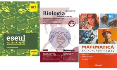 Pachet Bacalaureat 2026. Eseul. Varianta rapida de pregatire, Matematica M2 Tehnologic. Teste si Biologia pe intelesul tuturor Clasele 11-12 - Liliana