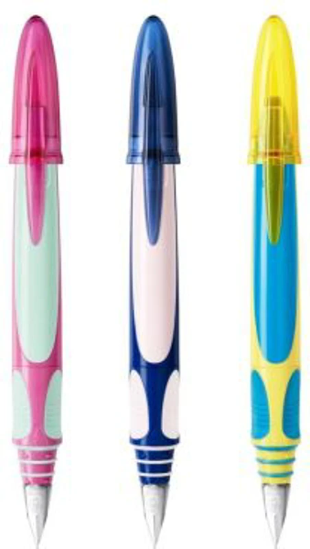 Stilou Bic EasyClic, varf M, alimentare rezerve, grip cauciucat, diverse culori