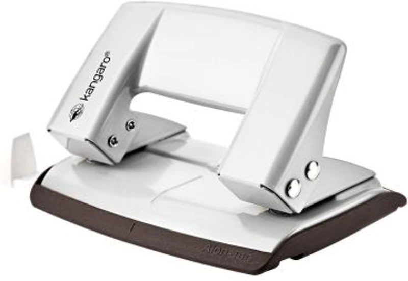 Perforator Kangaro AION-10G, 10 coli, metalic, alb