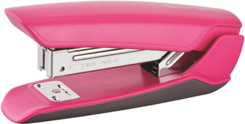 Capsator Kangaro NOWA-35, 24/6, 25 coli, 52mm, plastic, roz fucsia