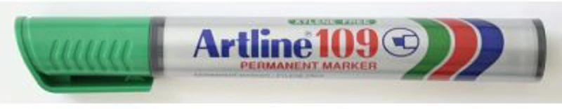 Permanent marker ARTLINE 109, corp plastic, varf tesit 2.0-5.0mm - verde