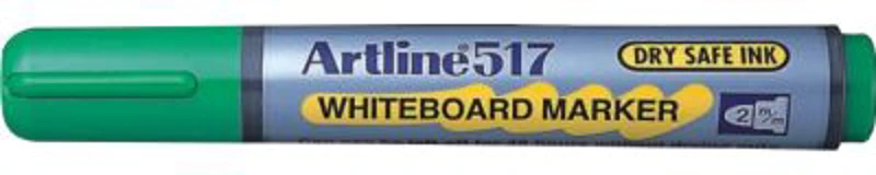 Marker pentru tabla de scris ARTLINE 517 - Dry safe ink 48h, varf rotund 2. 0mm - verde