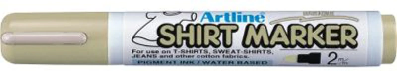 T-Shirt marker ARTLINE, corp plastic, varf rotund 2.0mm - bej