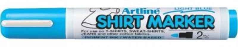 T-Shirt marker ARTLINE, corp plastic, varf rotund 2.0mm - bleu