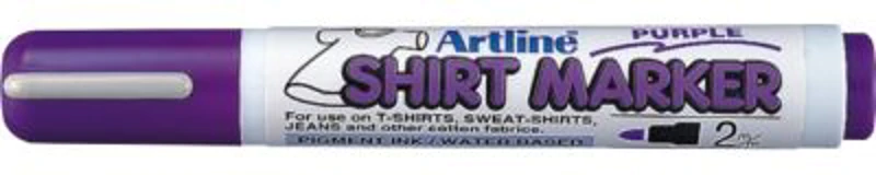 T-Shirt marker ARTLINE, corp plastic, varf rotund 2.0mm - mov