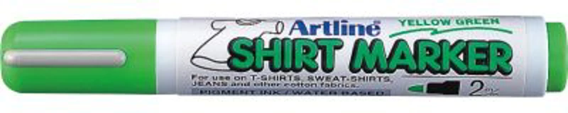 T-Shirt marker ARTLINE, corp plastic, varf rotund 2.0mm - vernil