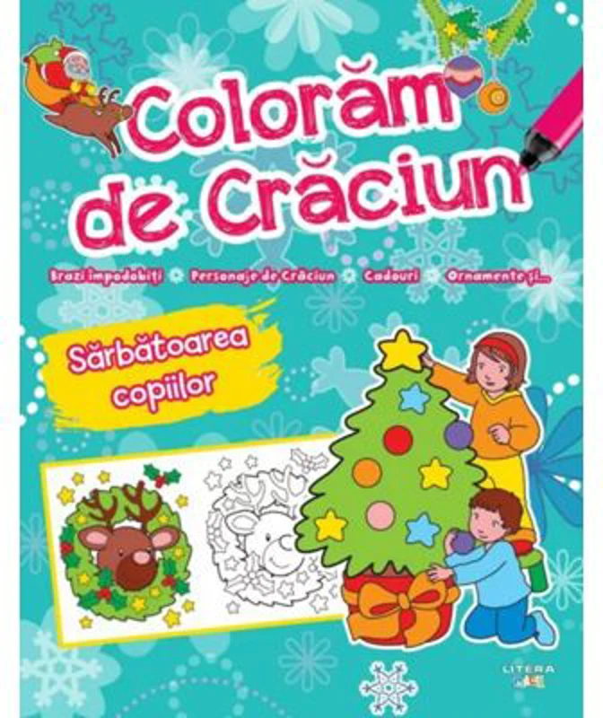 Coloram de Craciun. Sarbatoarea copiilor