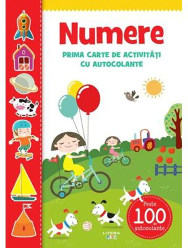 Numere. Prima carte de activitati cu autocolante