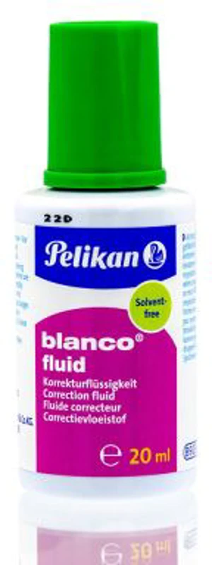 Fluid corector (pasta corectoare) Pelikan Blanco 338582, 20ml, pe baza de apa, cu pensula