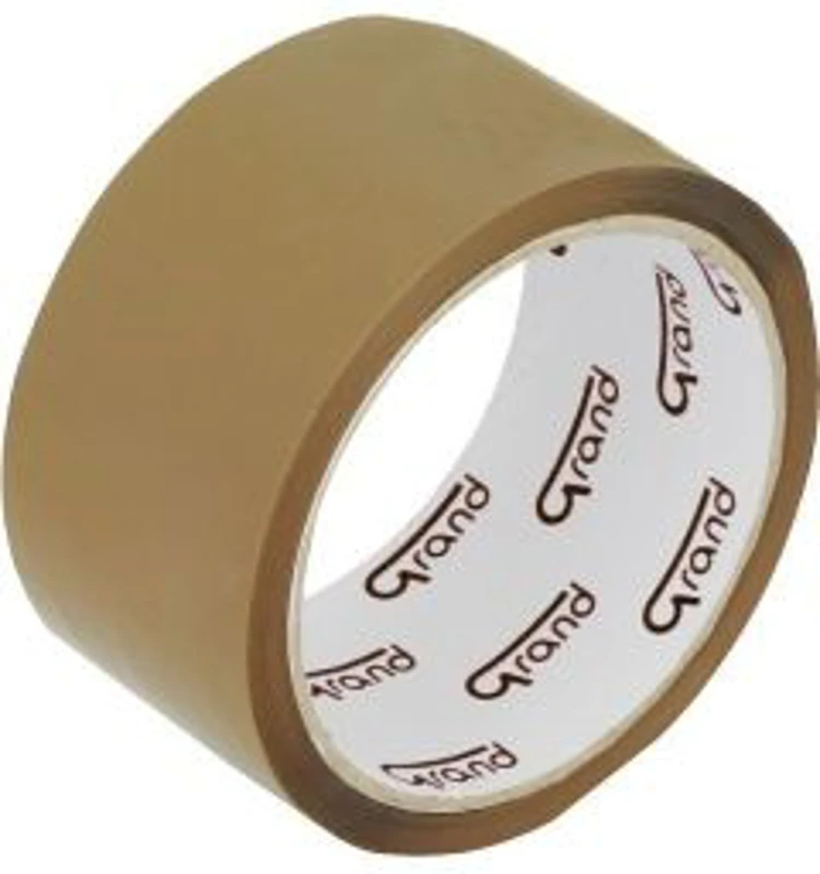 Banda adeziva Grand 130-1272, simpla, 48mm x 50m, maro, acrilic