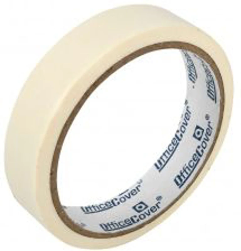 Banda adeziva din hartie Office-Cover, pentru mascare, 20mm x 15m, bej