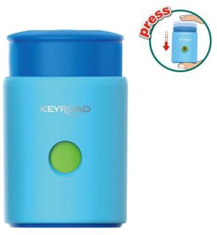 Ascutitoare simpla Keyroad Pumpy KR971298, 1 orificiu, plastic, cu rezervor, diverse culori