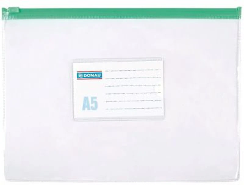 Mapa din plastic, A5, inchidere cu fermoar (DN100597)