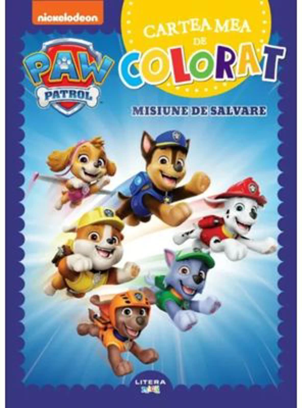 Patrula Catelusilor. Cartea mea de colorat. Misiune de salvare