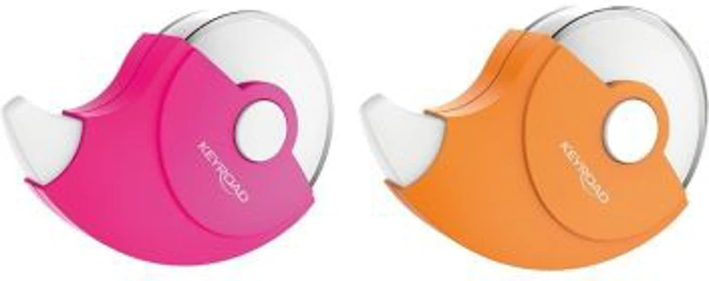 Radiera Keyroad Comma KR970537, rola, 65x46x20mm, diverse culori, 2 functii, protectie, pe blister