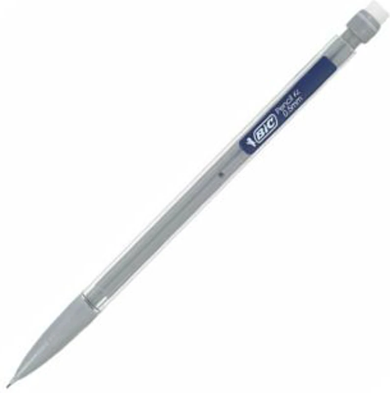 Creion mecanic Bic Matic 820958, 0. 5mm, corp plastic gri, cu guma de sters