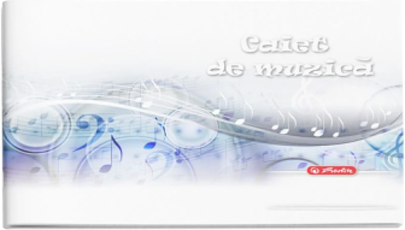 Caiet special A5 Herlitz Roky Your, 24 file, muzica, 9481050
