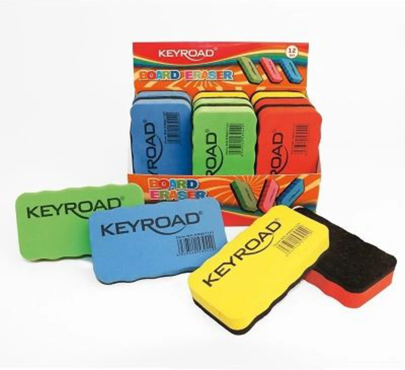 Burete tabla magnetica, Keyroad KR921131, 10. 5x5. 2x2. 1cm, diverse culori, cu magnet