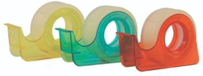 Dispenser birou Ark 1649, pentru banda adeziva, 10mm, diverse culori, plastic