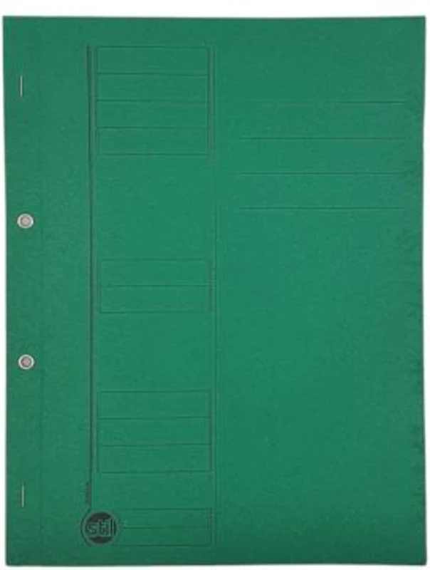 Dosar incopciat 1/1, cu capse STIL, verde