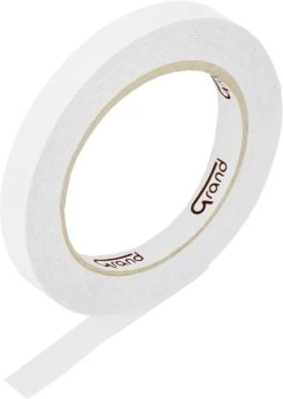 Banda dublu adeziva Grand 130-1205, 8mm x 25m, alb
