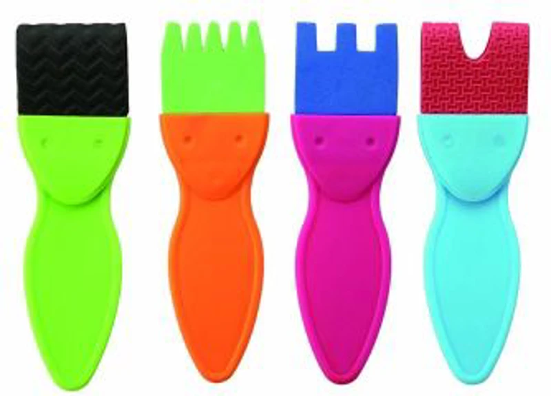 Pensula Keyroad Baby line, pentru modelaj, set 4 buc, KR971862