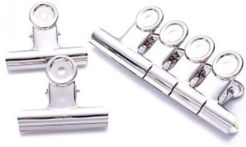Clipsuri metalice Office Cover DL0013 6103, inox, 50mm, argintii, cutie 6 buc