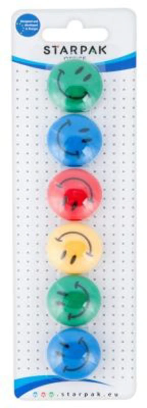Magneti Starpak 378347 emoji, diverse culori, set 6 culori