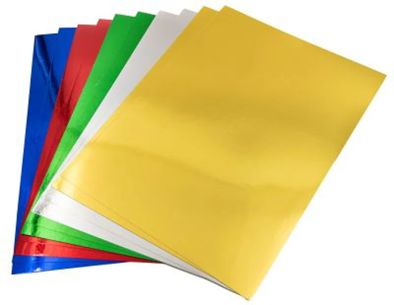 Carton A4, 250g/mp, 5 culori metalice, set 10 coli, Colorarte