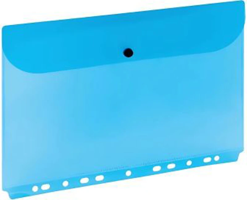 Mapa plastic Grand ZP045A / 1161, cu capsa, A4, albastru, perforatii