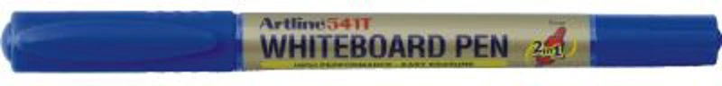 Marker pentru tabla de scris ARTLINE 541T, doua capete - varfuri rotunde 0. 4mm/1. 0mm - albastru