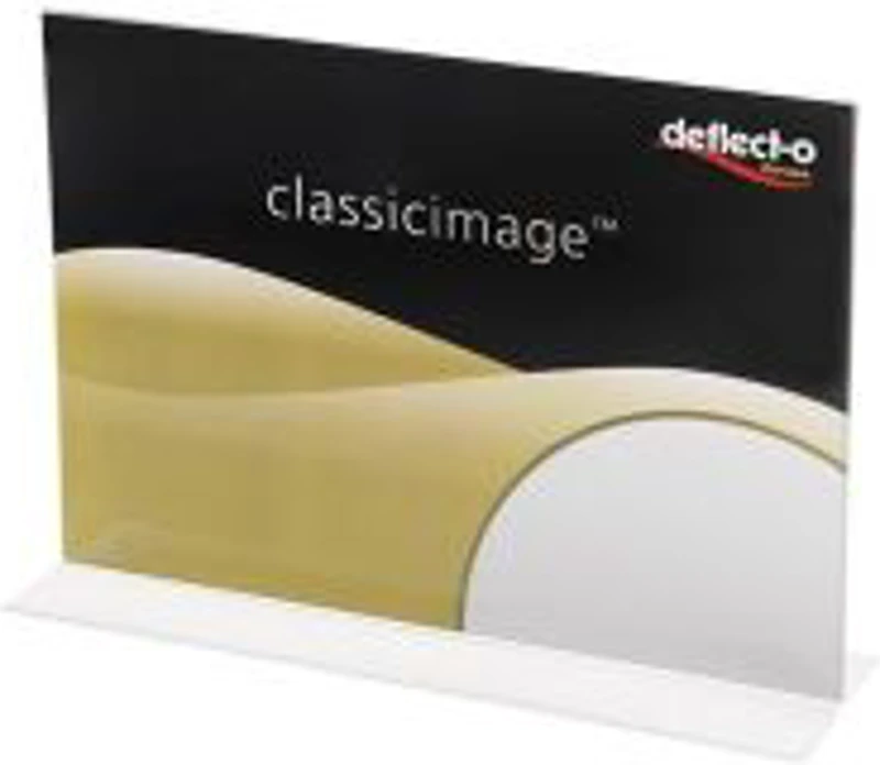Display prezentare Deflecto RI98202 SSPA511, A5, portret, forma L, plastic