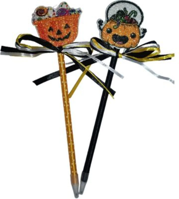 Pix cu figurine Cnx Halloween, dovleac cu fundita