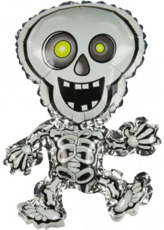 Balon figurina schelet PartyTime Halloween, 27cm