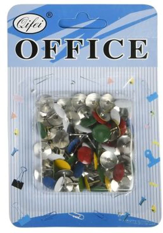Piuneze (pioneze) Office Cover 5020, 10mm, diverse culori, blister 80 buc