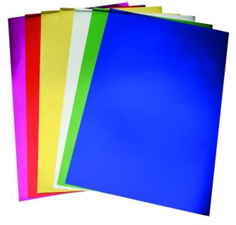 Hartie craft Colorarte, 160g, 7 culori, diverse culori metalizate, set 7 buc