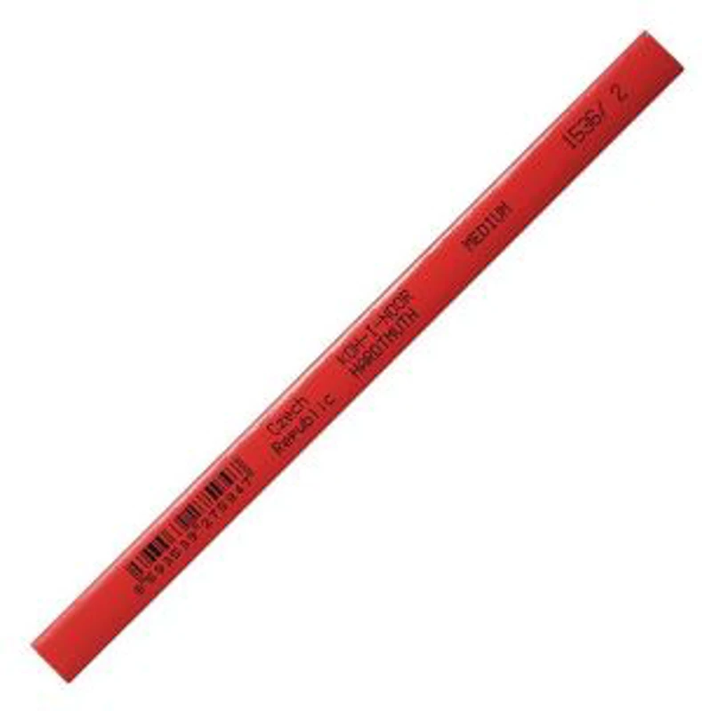 Creion pentru dulgher Koh-I-Noor Hardtmuth K1536, HB, corp plat rosu 17. 5cm