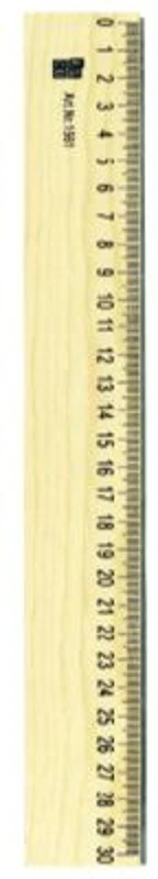 Rigla din lemn, 30cm, ALCO
