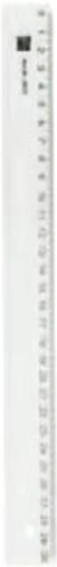 Rigla din plastic transparent, 30cm, ALCO