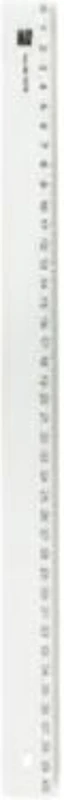Rigla din plastic transparent, 40cm, ALCO