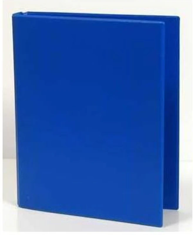 Caiet mecanic 2 inele - D25mm, coperti carton plastifiat PVC, A5, AURORA - albastru
